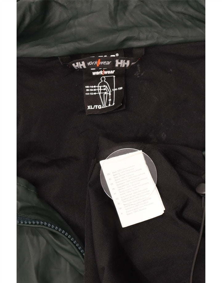 Helly Hansen Ανδρικό μπουφάν βροχής με κουκούλα UK 42 XL Πράσινη Πολυουρεθάνη