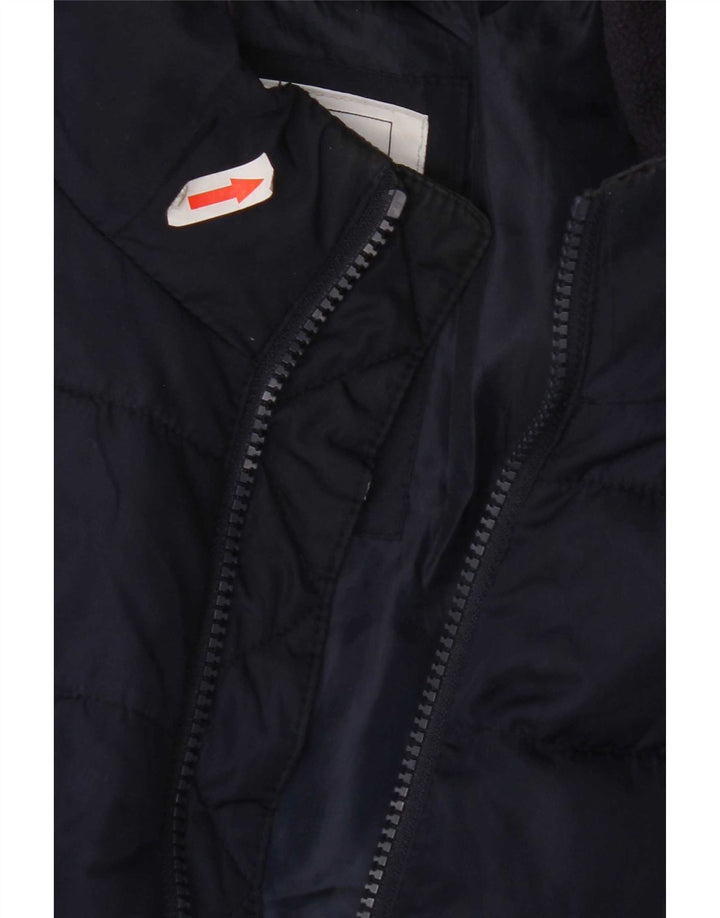 Gap Γυναικείο μπουφάν με επένδυση UK 14 Medium Navy Blue Polyester