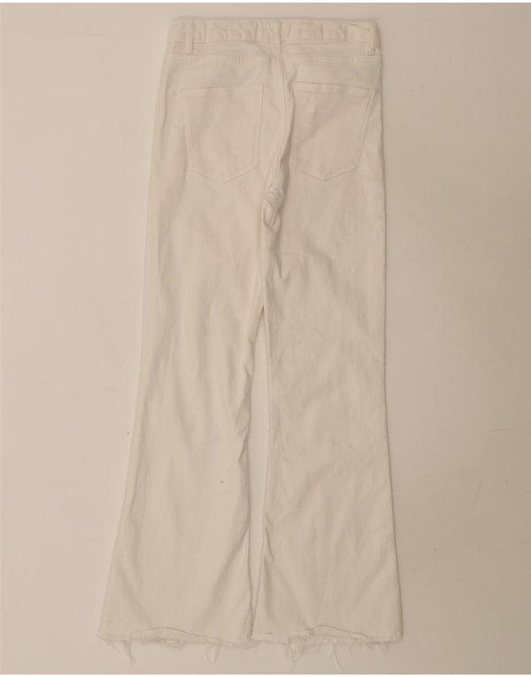 Zara Γυναικείο Ψηλόμεσο Τζιν EU 38 Small W28 L31 Λευκό