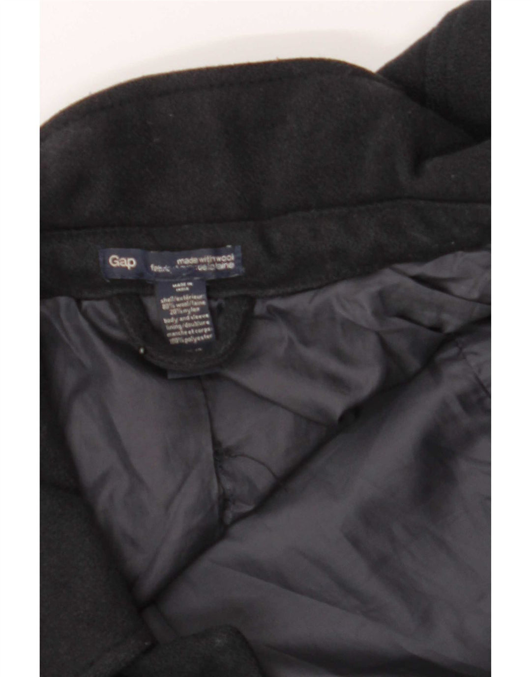 Γυναικείο πανωφόρι Gap UK 10 Small Navy Blue Wool