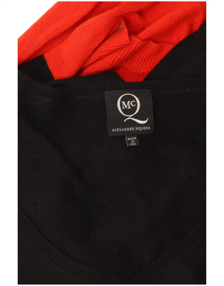 ALEXANDER MCQUEEN Γυναικείο φόρεμα Jumper IT 42 Μεσαίο Μαύρο Σχεδιαστής Βισκόζης