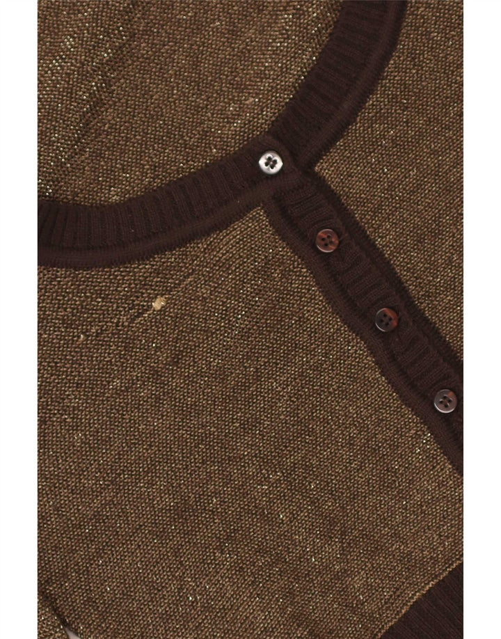 Max & Co. Γυναικεία ζακέτα Crop UK 12 μεσαίου καφέ χρώματος