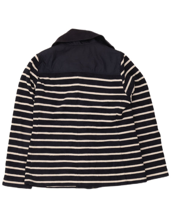 Nautica Γυναικείο Fleece Jacket UK 18 XL Navy Blue ριγέ πολυεστέρα Nautical