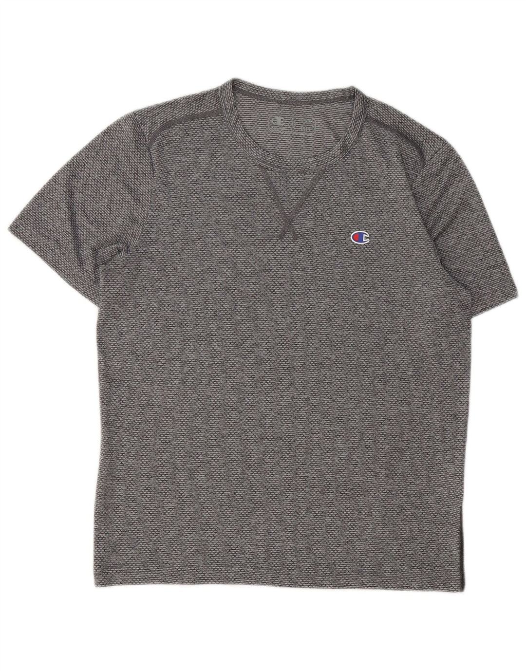Ανδρικό T-Shirt Champion Top Small Grey Flecked Polyester