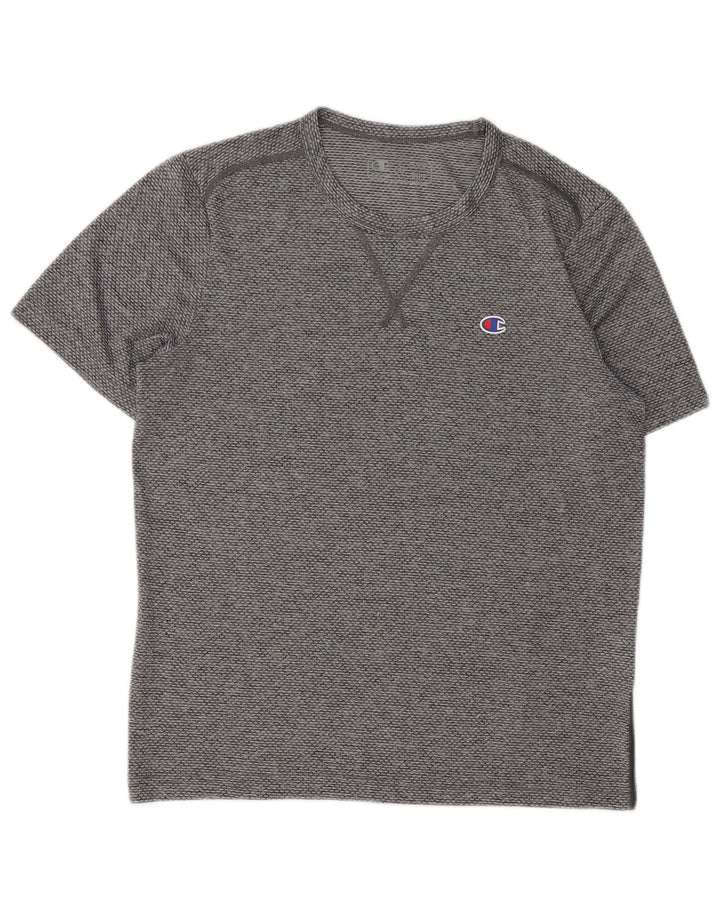 Ανδρικό T-Shirt Champion Top Small Grey Flecked Polyester