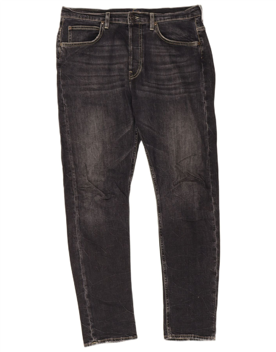 Lee Mens Heath Slim Jeans W32 L32 Μαύρο βαμβακερό