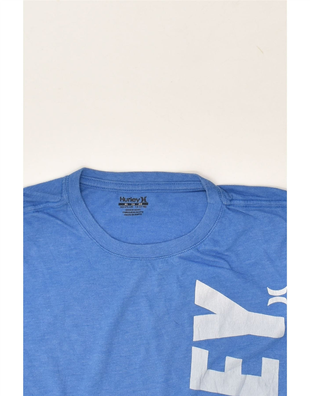 HURLEY Boys Graphic T-Shirt Top 13-14 Years XL Blue Cotton | Vintage Hurley | Thrift | Second-Hand Hurley | Used Clothing | Messina Hembry 