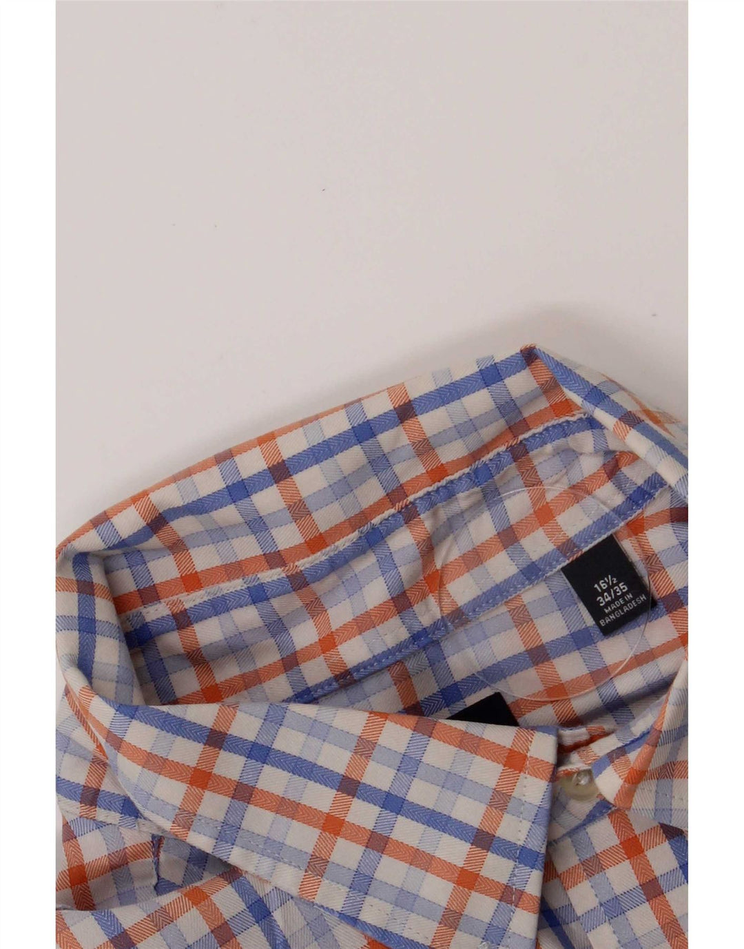 Ανδρικό πουκάμισο Chaps 16 1/2 Large Blue Check Cotton