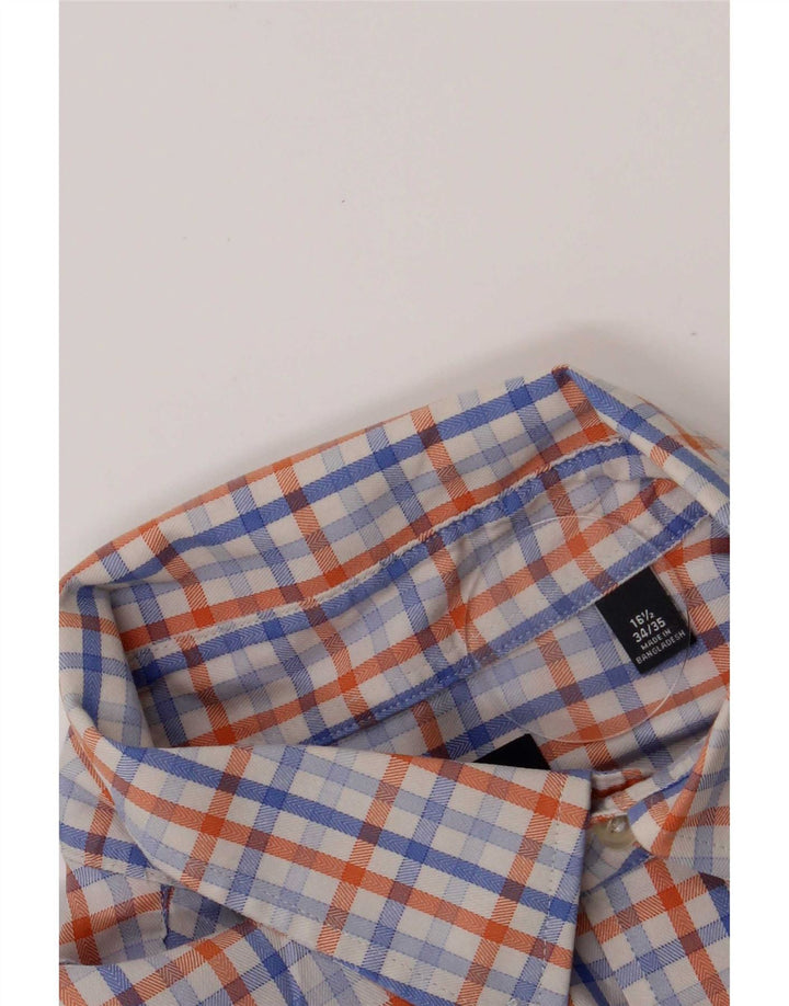Ανδρικό πουκάμισο Chaps 16 1/2 Large Blue Check Cotton