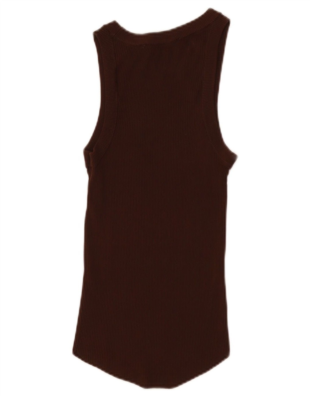 Zara Γυναικείο Γιλέκο Τοπ UK 8 Μικρή Καφέ Βισκόζη