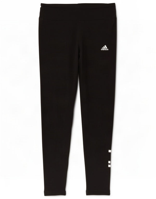 Γυναικεία γραφικά κολάν Adidas UK 14 Medium Black Cotton