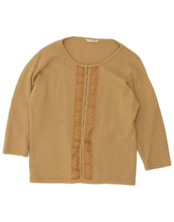 Marks & Spencer Γυναικείο πουλόβερ με λαιμόκαυστο UK 16 Large Beige