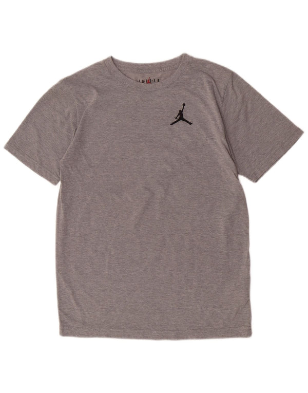 Jordan Boys T-Shirt Top 13-14 ετών XL Γκρι βαμβάκι