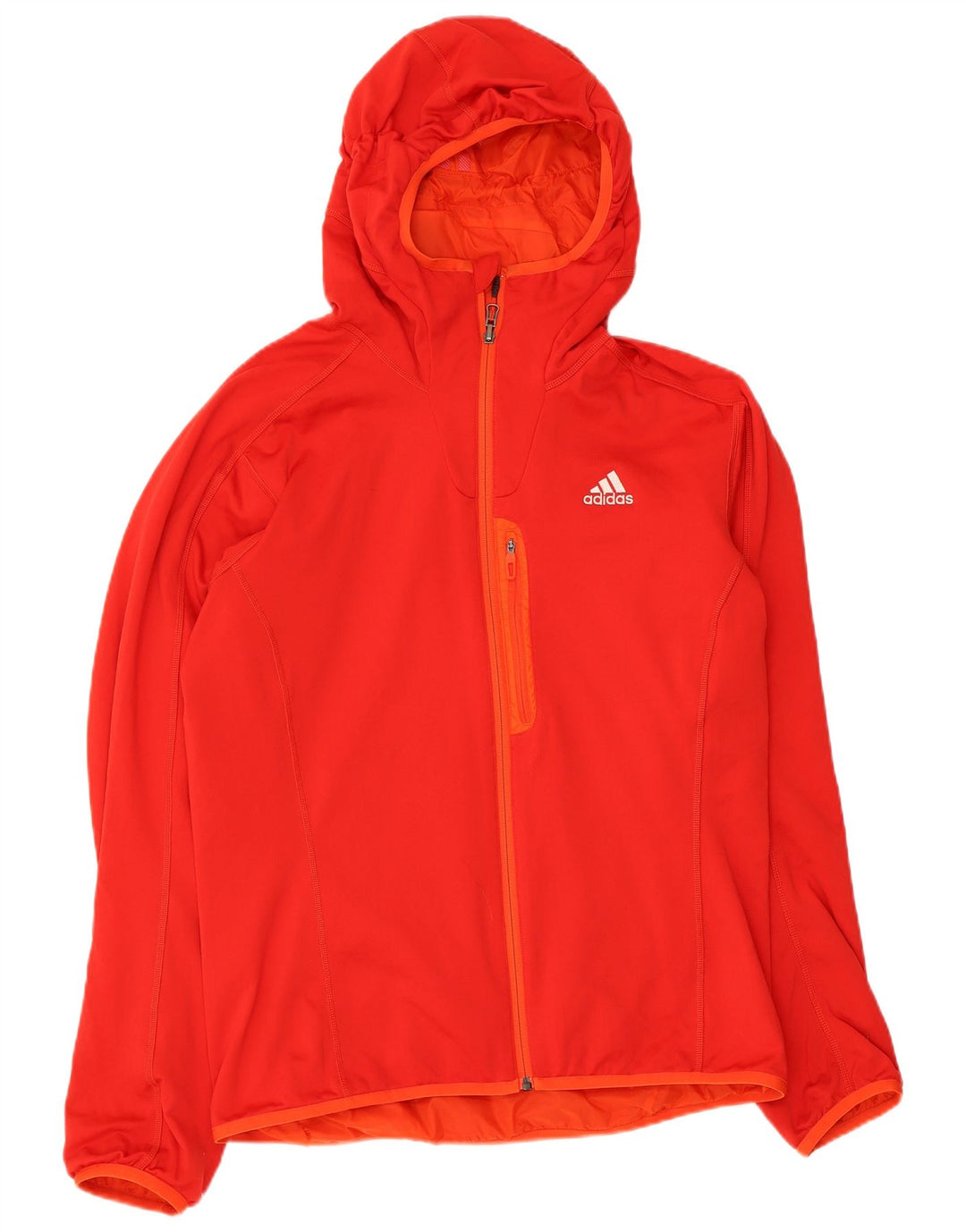 Ανδρικό αναστρέψιμο μπουφάν Adidas UK 40/42 Medium Orange Nylon