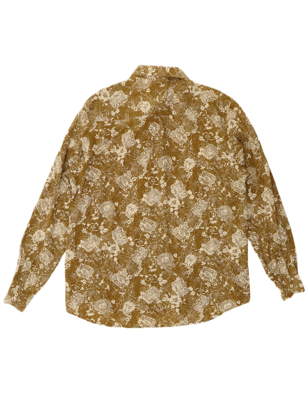 Vintage Ανδρικό Πουκάμισο Μεγάλο Πράσινο Floral