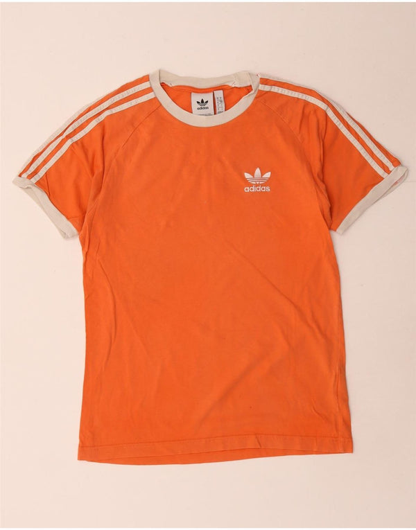 Ανδρικό T-Shirt Adidas Top Μικρό πορτοκαλί βαμβακερό