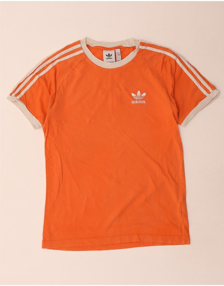 Ανδρικό T-Shirt Adidas Top Μικρό πορτοκαλί βαμβακερό