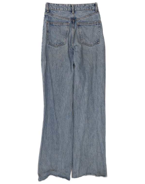 Zara Γυναικείο Straight Jeans EU 34 2XS W24 L34 Blue