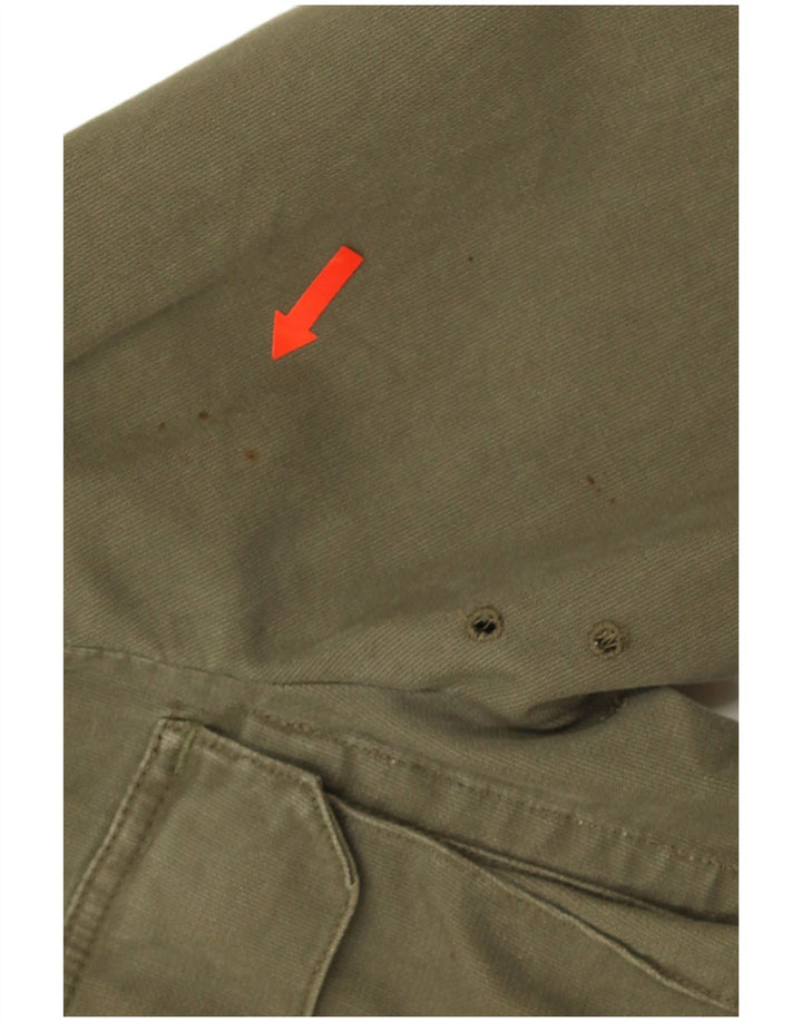 Vintage Ανδρικό Military Jacket UK 38 Medium Khaki
