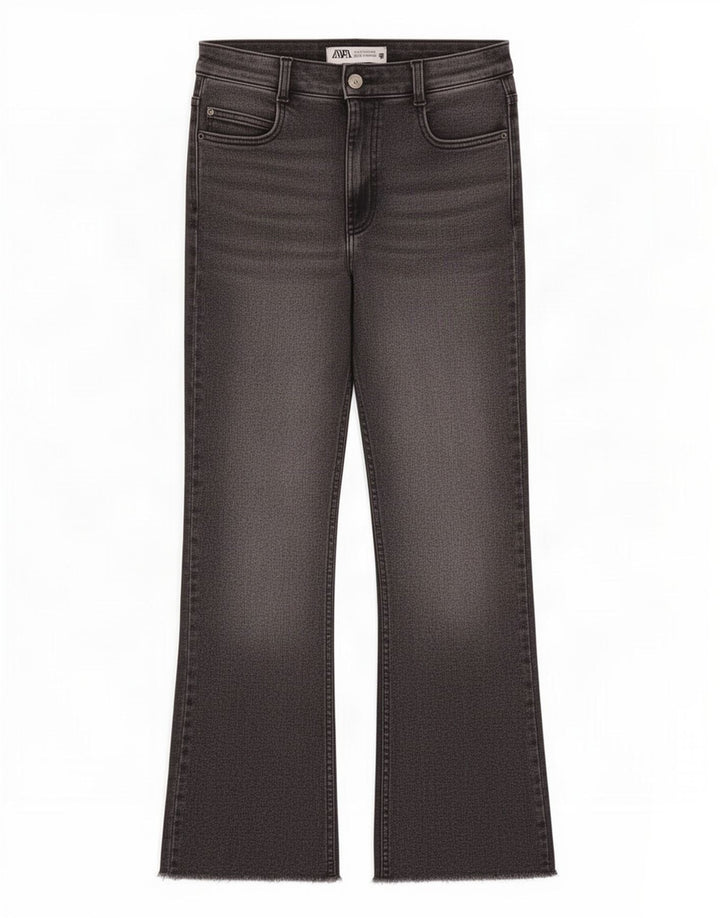 Zara Γυναικείο Τζιν μποτάκι EU 38 Small W28 L26 Γκρι