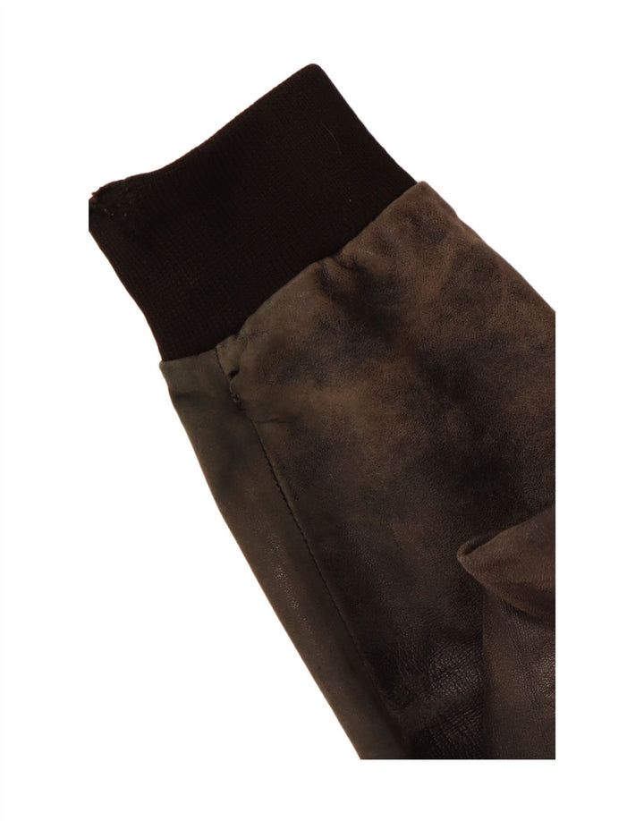 VINTAGE Ανδρικό Δερμάτινο Μπουφάν UK 38 Μεσαίο Μαύρο