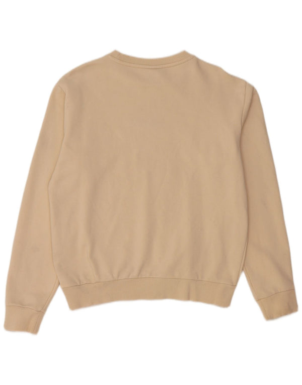 ELLESSE Γυναικεία γραφικά υπερμεγέθη φούτερ Jumper UK 10 Small Beige