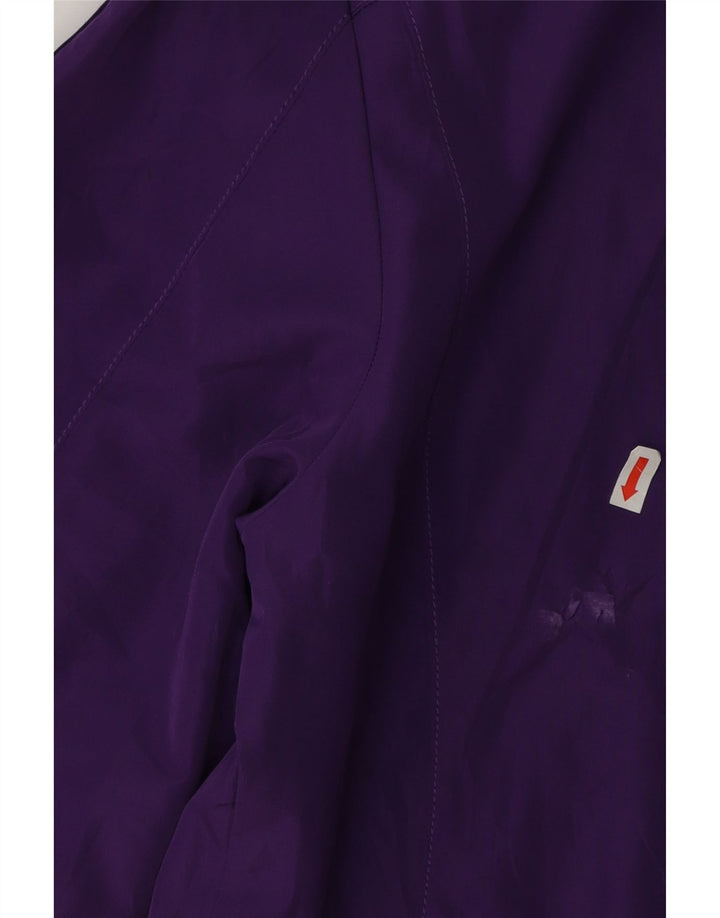 Adidas Γυναικείο μπουφάν βροχής UK 14 Large Purple Polyester