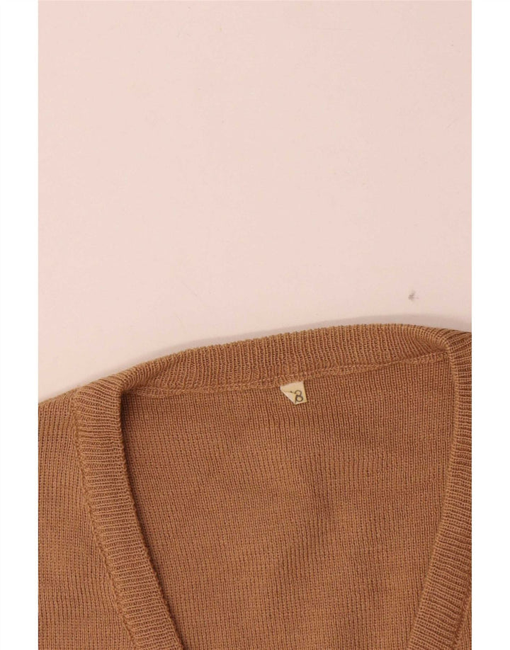 Vintage ανδρικό γιλέκο Tank Top IT 48 Medium Beige Wool