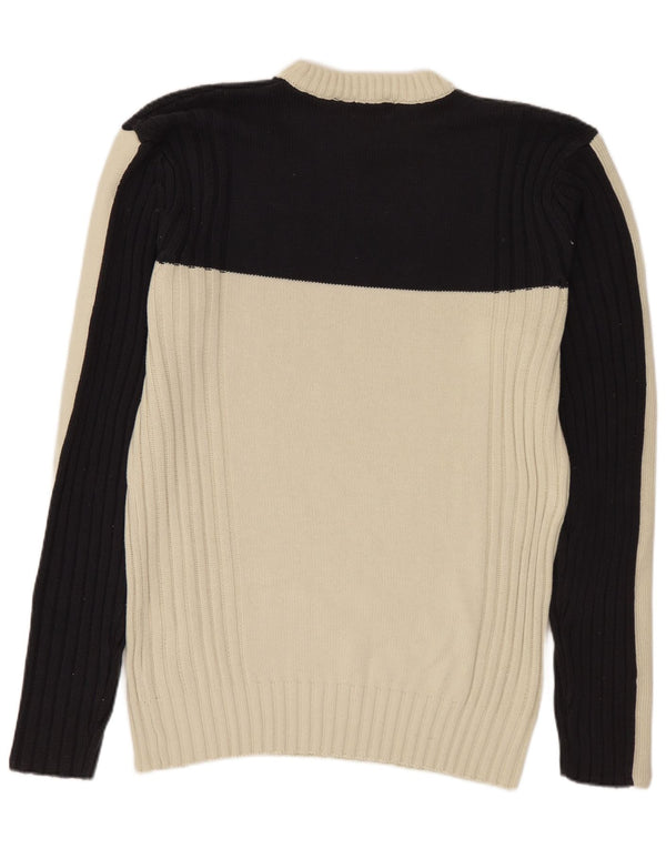 PORT LOUIS Ανδρικό πουλόβερ με λαιμόκοψη IT 56 XL Navy Blue Colorblock