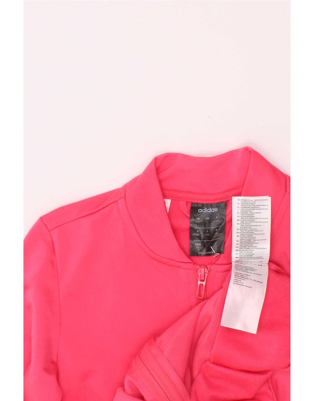 Adidas Graphic αθλητική φόρμα Adidas Top Jacket 9-10 Years Pink Polyester