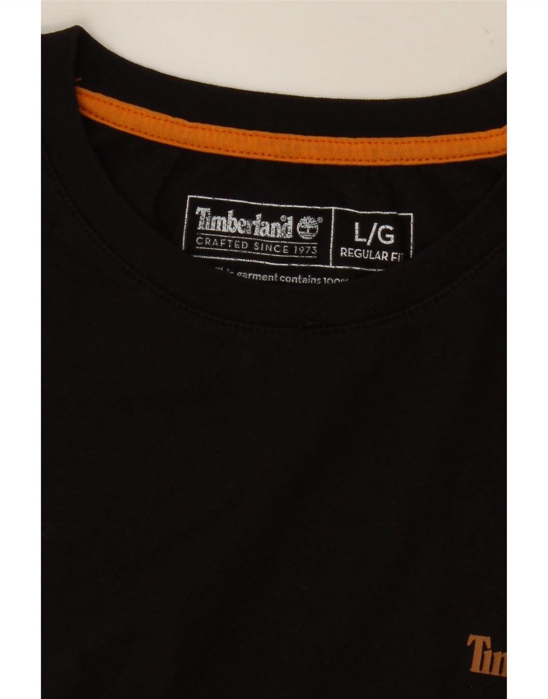 TIMBERLAND Ανδρικό T-Shirt Regular Fit Top Large Μαύρο
