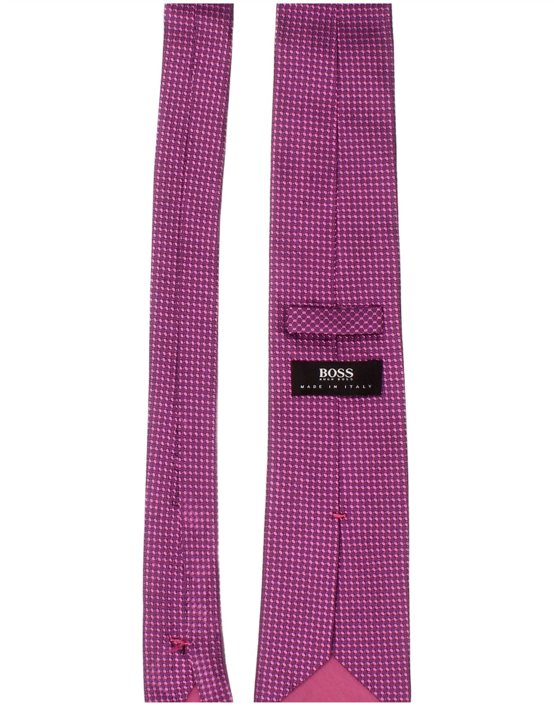 Ανδρική γραβάτα Hugo Boss One Size με μωβ στίγματα Classic