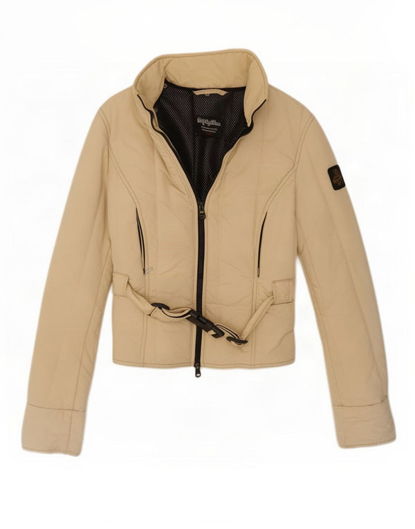 Refrigiwear Γυναικείο μπουφάν βροχής UK 10 Small Beige Nylon