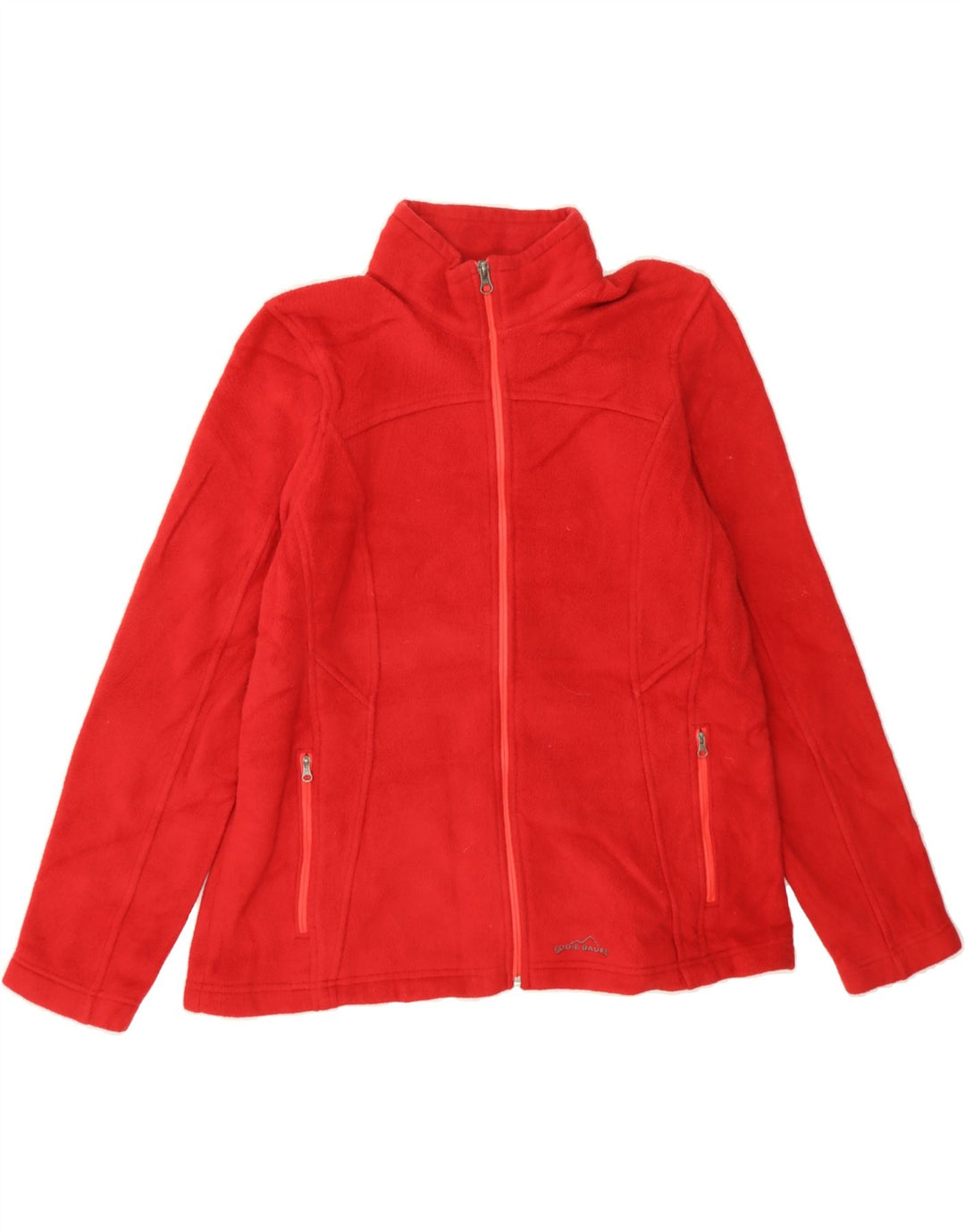 EDDIE BAUER Womens Fleece Jacket UK 18 XL Red Polyester Vintage Eddie Bauer and Second-Hand Eddie Bauer from Messina Hembry 