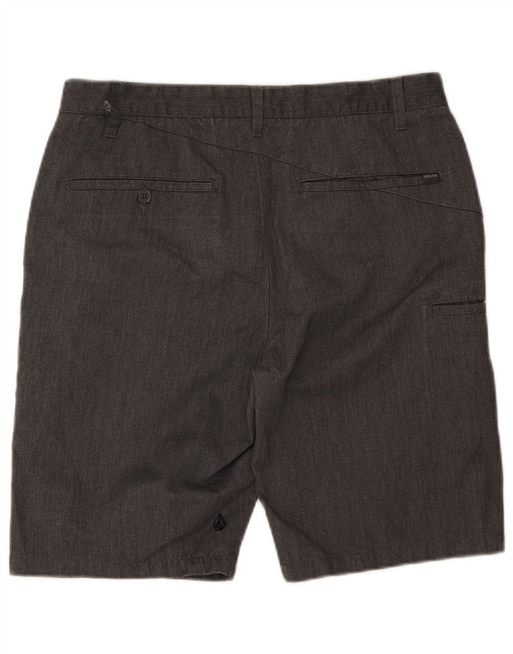 Ανδρικό σορτς chino Volcom W34 Μεγάλο βαμβακερό γκρι φλιτζάνι