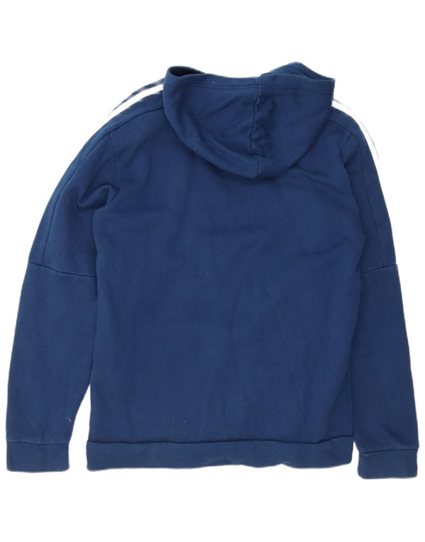 Adidas Ανδρικό φούτερ με κουκούλα, βαμβακερό μπλε ναυτικό