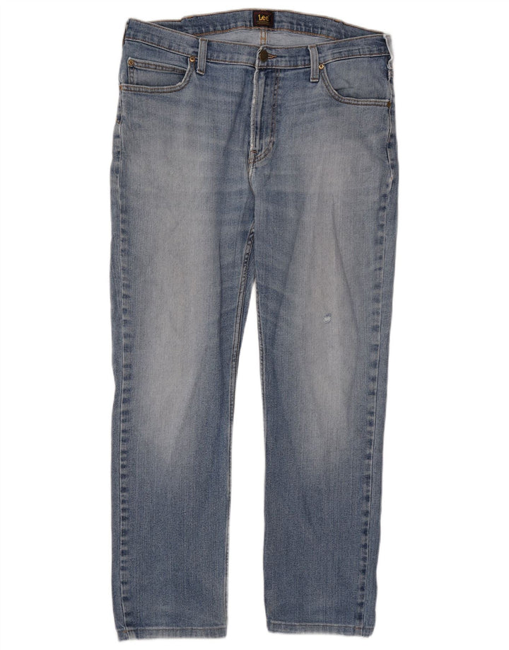 Lee Mens Rider Slim Jeans W36 L27 Μπλε βαμβακερό