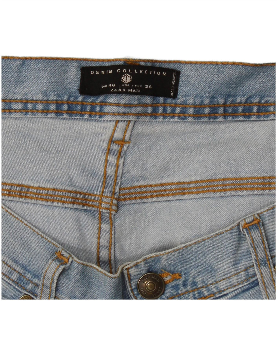 Zara Ανδρικό Slim Jeans EU 46 XL W36 L32 Blue
