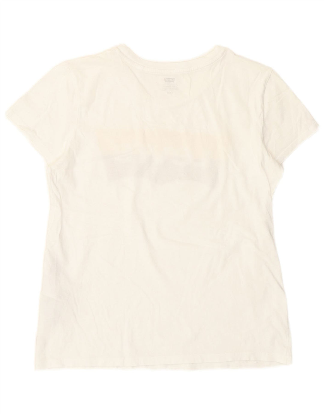 Γυναικείο γραφικό μπλουζάκι Levi's Top UK 14 μεσαίο λευκό βαμβακερό