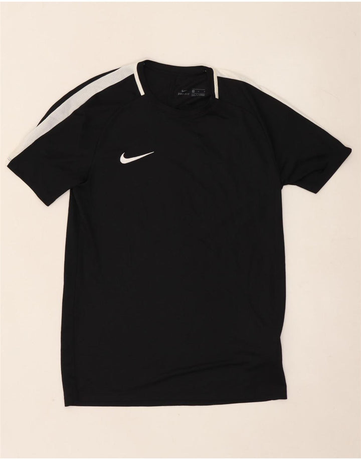 Ανδρικό T-Shirt Nike Dri Fit Τοπ μεσαίου μαύρου χρώματος πολυεστέρας