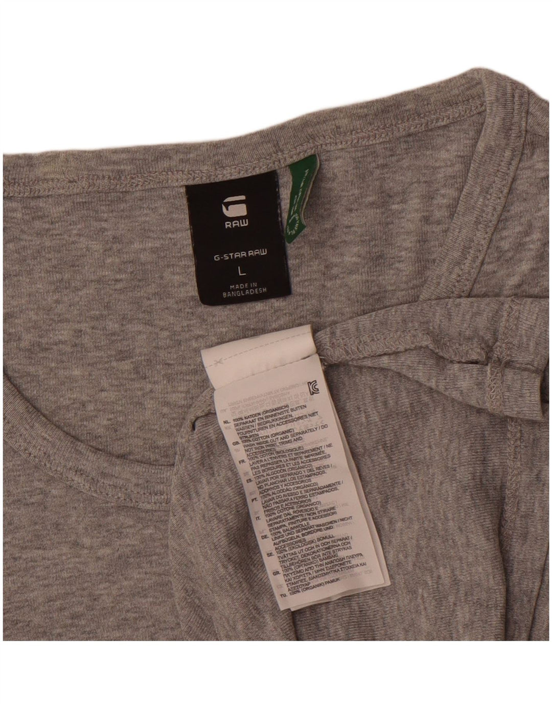 Ανδρικό T-Shirt G-Star Top Large Grey Flecked Cotton