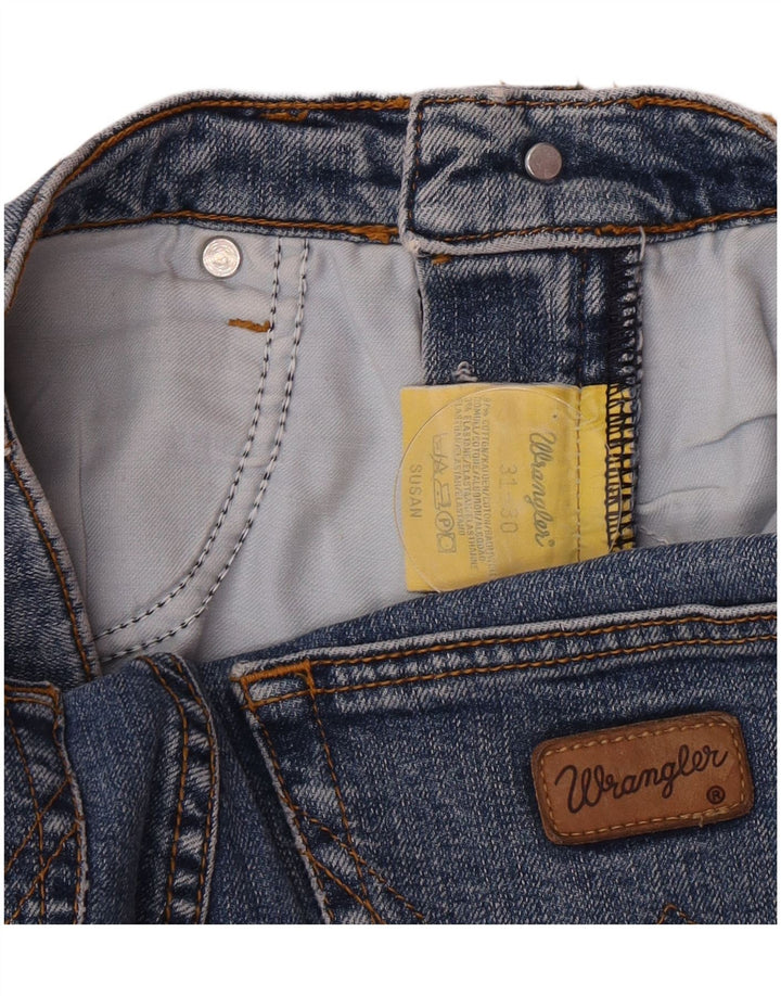 Wrangler Γυναικείο Τζιν Susan Slim W31 L30 Μπλε βαμβακερό