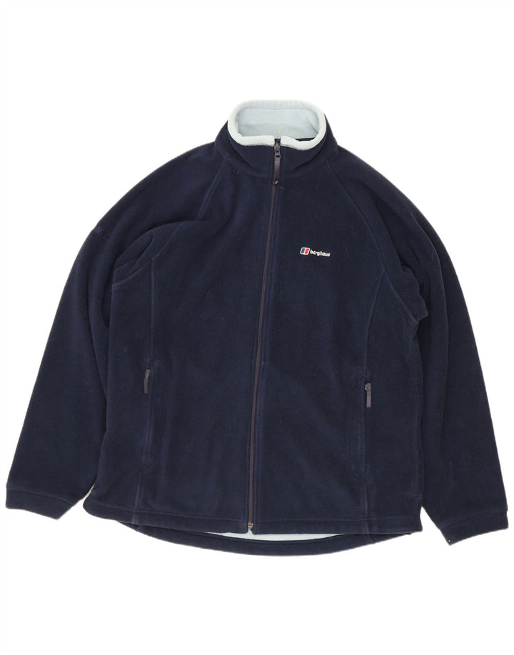 Berghaus Γυναικείο Fleece Jacket UK 16 Large Navy Blue Polyester
