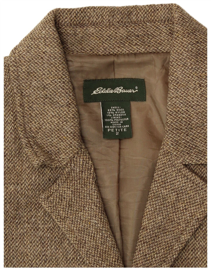 EDDIE BAUER Γυναικείο μπουφάν μπλέιζερ με 3 κουμπιά US 2 XS σε μπεζ φλύκταινες