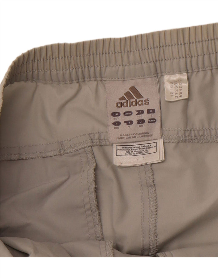 ADIDAS Mens Graphic Bermuda Shorts W36 Large  Grey Polyester