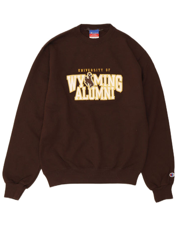 CHAMPION Ανδρικά φούτερ από το Πανεπιστήμιο του Wyoming Alumni Jumper Small Brown