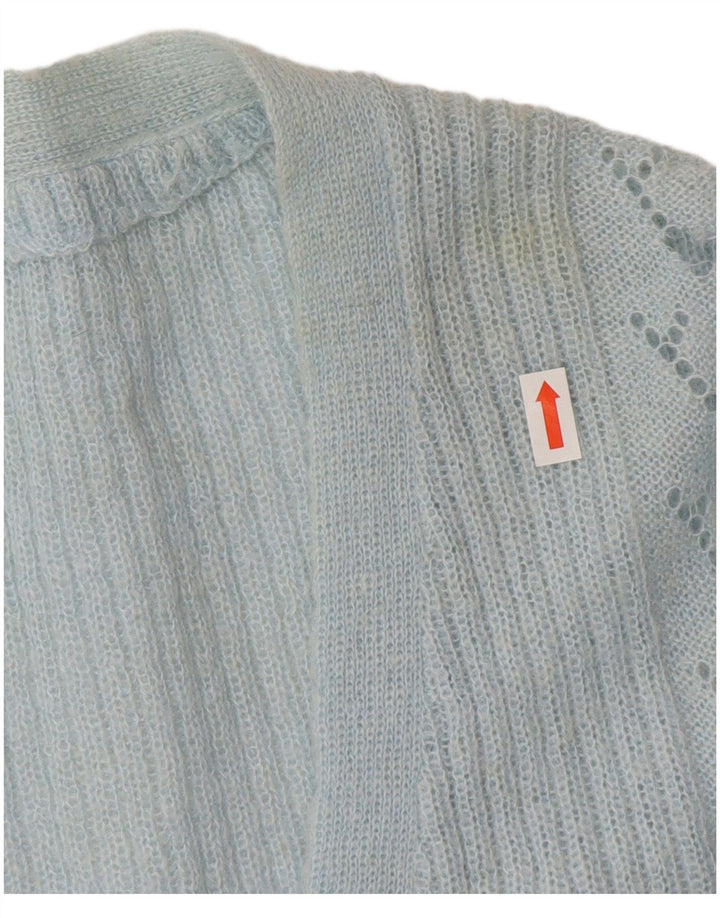 Vintage Γυναικεία Ζακέτα UK 14 Large Blue Classic