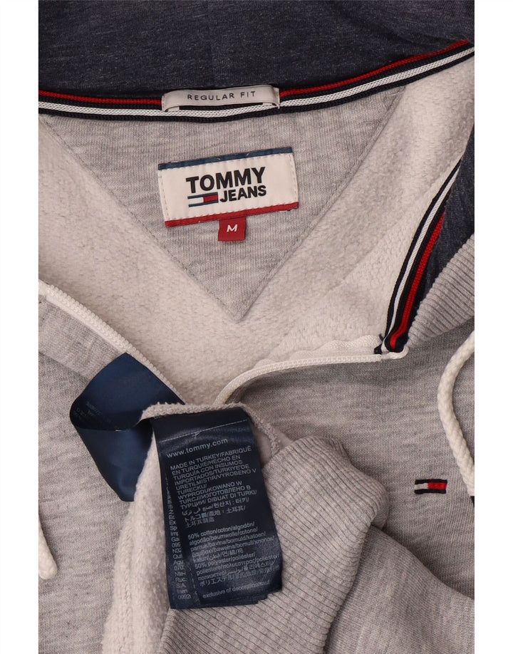 TOMMY HILFIGER Ανδρικό πουλόβερ με κουκούλα με φερμουάρ σε κανονική εφαρμογή