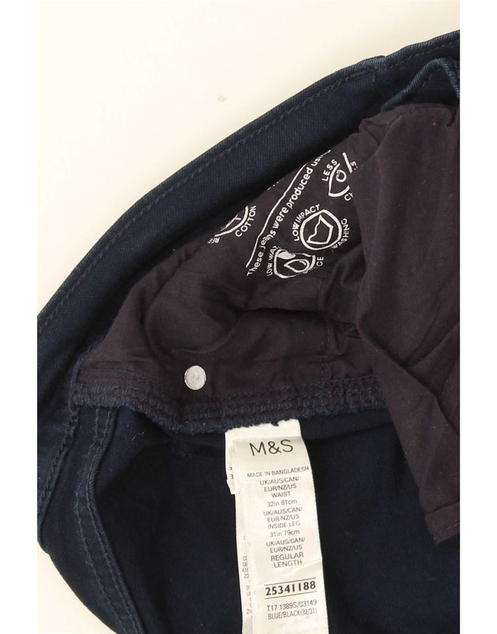 Ανδρικό Slim Jeans Marks & Spencer W32 L31 Blue Cotton