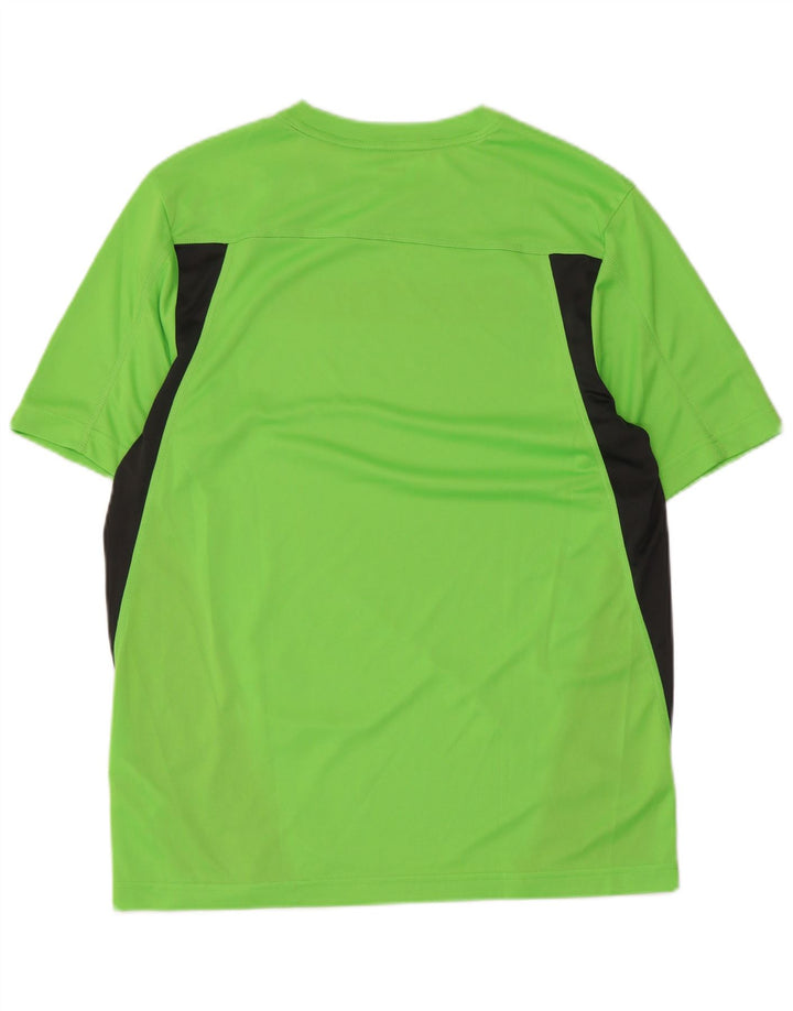 Ανδρικό γραφικό T-Shirt Reebok Top μεσαίο πράσινο χρώμα πολυεστέρας